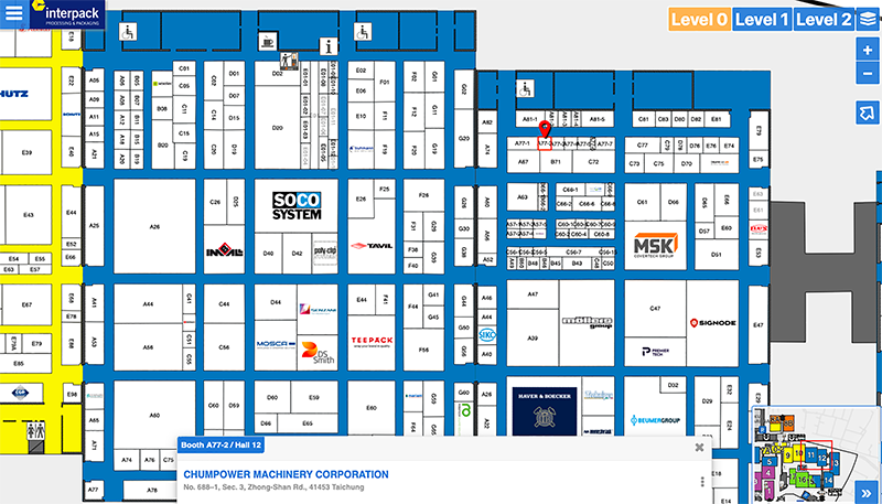 2020 Interpack Booth Plan