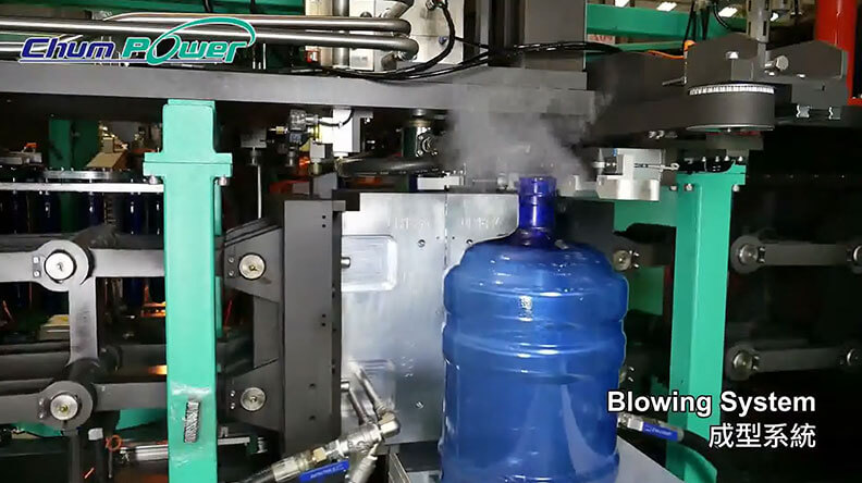 Blowing and Clamping System